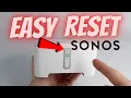 How to Reset Sonos Connect or to Factory Reset Any Other Wireless Sonos Speaker