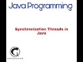Thread Synchronization in Java - Abhishek S Rao