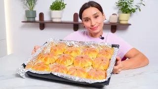 ЛУЧШЕЕ, что можно приготовить из тыквы! Булочки как ПУХ - очень красивые и ароматные!
