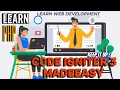 Learn Php Codeigniter - Beginner level