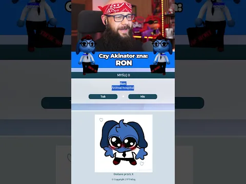 Czy *BOT AKINATOR* Zna "RON FROM ACCOUNTING" z ANIMAL HOSPITAL Na ROBLOX ???