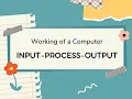 Working of a Computer Input-Process-Output IPO Cycle in different machines