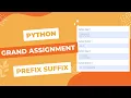 Grand Assignment-3 Prefix Suffix NxtWave CCBP
