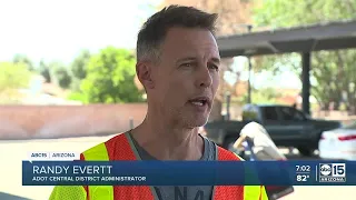 US-60 closed indefinitely due to water line break