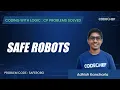 SAFEROBO Safe Robots Coding with Logic CP Problems Solved Simple