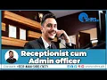 Receptionist Cum Admin Officer Male Jobs by SHRS Ayaz Feroz