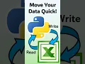 Read and Write Excel Files with Python