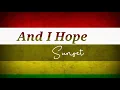 Karaoke And I hope / Sunset ( original audio )