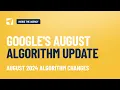 SEO Latest on Google s August Core Algorithm Update 2024