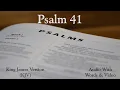 Psalm 41 - King James Version KJV Bible