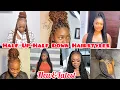New Latest Half Up-Half Down Braids Hairstyles For All Black African Women