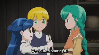 she finally made a book honzuki no gekokujou s02e08