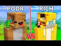 Lagu JJ and Mikey: POOR vs RICH Head Statue Base Battle in Minecraft - Maizen