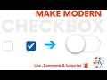 CSS Custom Animated Checkbox How to make CSS switch toggle custom checkbox