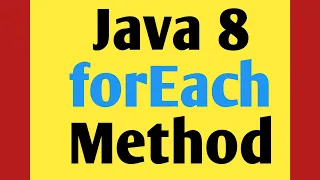 forEach method in Java 8 Theory and Practical with example