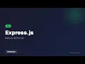 Express js - Building REST APIs Full Stack Development