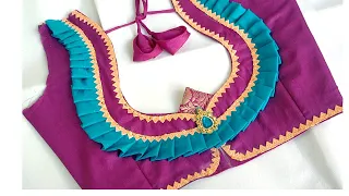 Trendy blouse neck designs blouse back neck design