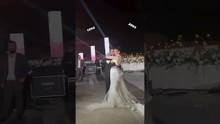 فستانك الأبيض اللي هياكل منك حتى هشام جمال يغني لـ ليلى زاهر في حفل زفافهم Tiktok Love 