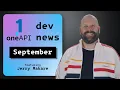 AI Tools Update Applications on AI PC oneDAL for Data Science September 2024 oneAPI Dev News
