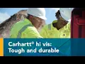Carhartt and Cintas Apparel High-Visibility Safety Apparel Class 2 3