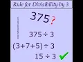 Python program to print the cases of divisibility of an entered number by 3
