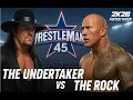 Download Lagu The Undertaker DESTROYS The Rock  at WrestleMania 45? WWE 2k25  Fantasy  Match! \