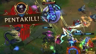 Best Pentakill Montage #19  - League of Legends (1v5 Kayn, Perfect Darius Outplay, Vayne, Zed) | LoL