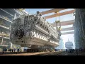 Lagu How Giant Engine Is Installed For Giant Ship. Industrial Manufacturing \u0026 Shipbuilding Documentary