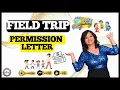Field Trip Permission Letter