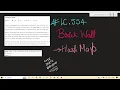 LeetCode 554 Brick Wall HashMap