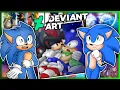 Movie Sonic and Modern Sonic Visit DeviantArt - THE HORROR