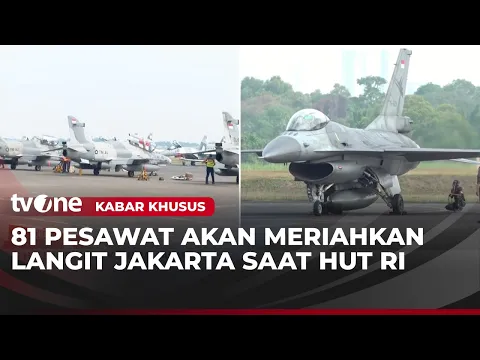 Persiapan Flypass Pesawat Tempur TNI AU