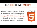 Top 100 HTML MCQs Html Mcq Questions With Answers