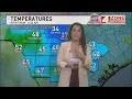 Meteorologist Jeannette Calle gets a Halloween surprise live on the air Friday morning