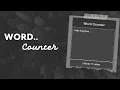 How to make Word Counter using Html Css and javaScript Easy Method