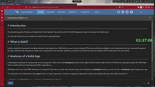 12 - Learning Solid js while building a personal site