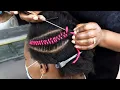 Ultimate Tutorial Needle Yarn Cornrows Stitching and Undoing Must Watch