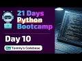 Day 10 21 Days of Python Bootcamp Python Functions