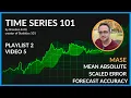 Time Series 101 MASE Forecast Accuracy