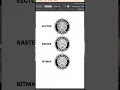 Vector vs Raster vs Bitmap