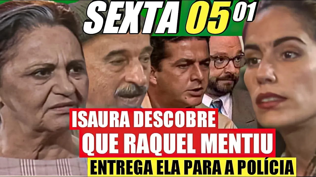 MULHERES DE AREIA Capítulo de hoje SEXTA 05/01 - Resumo da novela mulheres de areia hoje