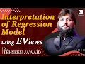 Econometrics 9 Interpretation of Regression Model by using EViews - English Version
