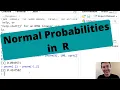 Computing Normal Probabilities Using R