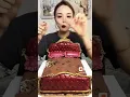 Lagu asmr #mukbang kue bentuk tempat tidur