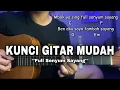 Download Lagu [Chord Gitar Mudah] FULL SENYUM SAYANG - Evan Los | mbok yo sing full senyum sayang