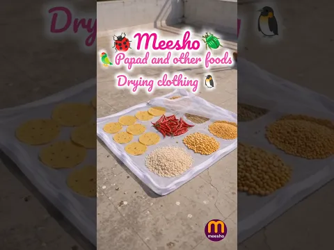 papad and food drying cloth #kitchenfinds #meesho #meeshohaul #meeshofind