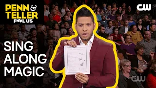 Magician Fools Penn & Teller with Singing Magic Trick | Penn & Teller: Fool Us | The CW