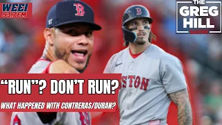 DURAN DRAMA What Happened with Willson Contreras What Did Duran Shout The Greg Hill Show
