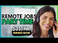 NIGHT And FLEXIBLE Schedules PART TIME Work From Home Jobs Hiring Now
