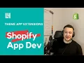Theme app extensions Overview Shopify App Development L4 Webdesign